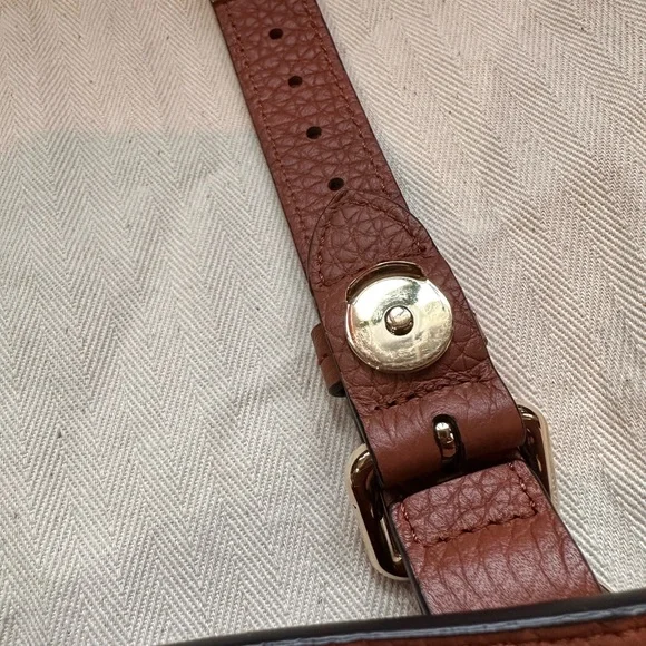 Mulberry Mini Alexa in heavy grain leather bag chestnut - Picture 4 of 16